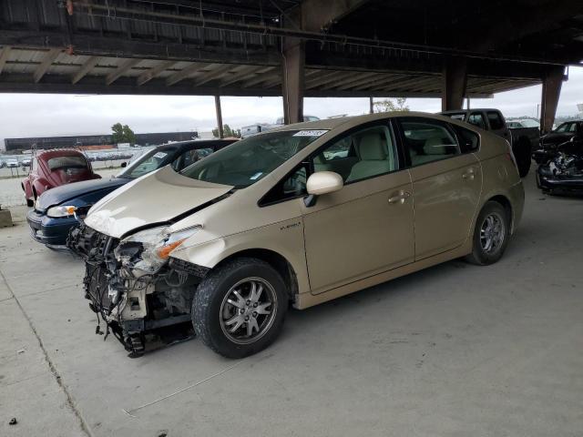 TOYOTA PRIUS 2010 gold  hybrid engine JTDKN3DU4A0029737 photo #1