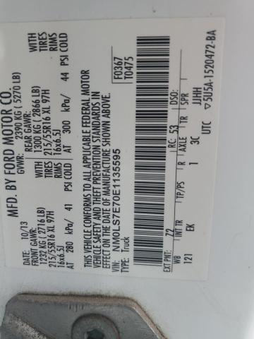 2014 FORD TRANSIT CO - NM0LS7E70E1135595