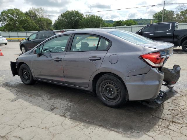 HONDA CIVIC LX 2014 gray  gas 19XFB2F58EE050601 photo #3
