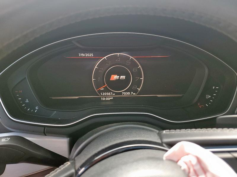2018 AUDI S5 PRESTIG WAUC4CF55JA054666