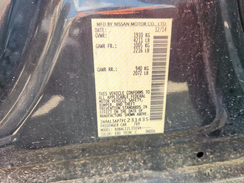 2015 NISSAN ALTIMA 2.5 1N4AL3AP7FC231435