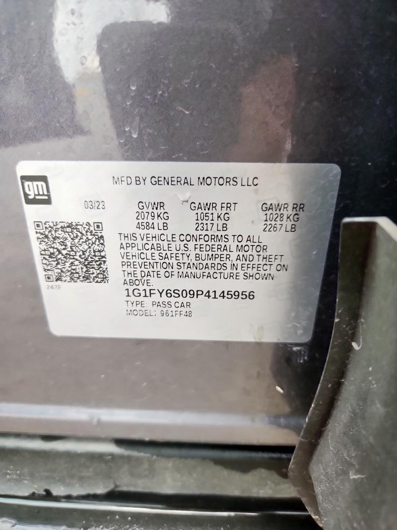 2023 CHEVROLET BOLT EUV L 1G1FY6S09P4145956