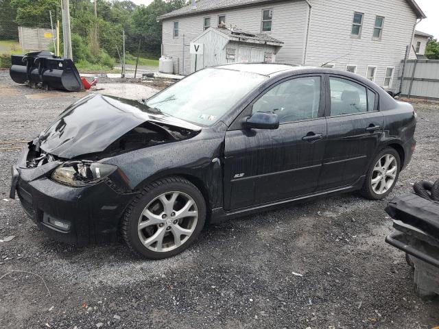 MAZDA 3 S 2009 black  gas JM1BK324791205486 photo #1