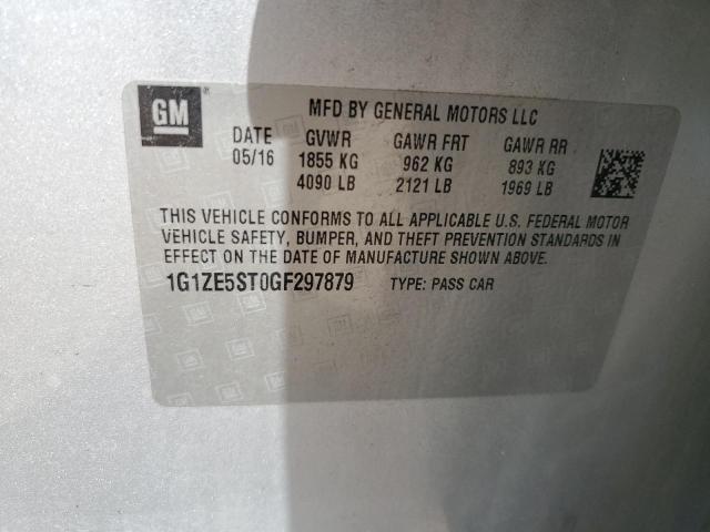 2016 CHEVROLET MALIBU LT - 1G1ZE5ST0GF297879