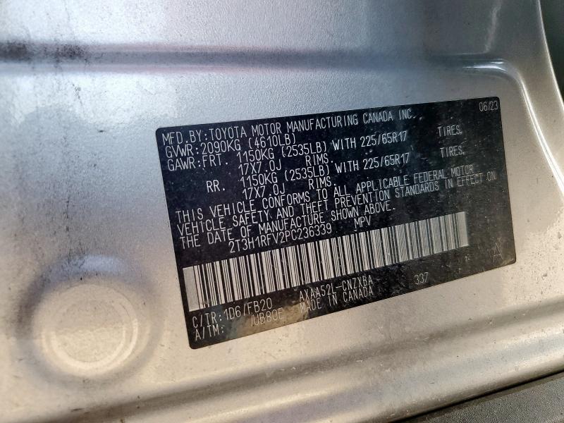 2023 TOYOTA RAV4 LE - 2T3H1RFV2PC236339