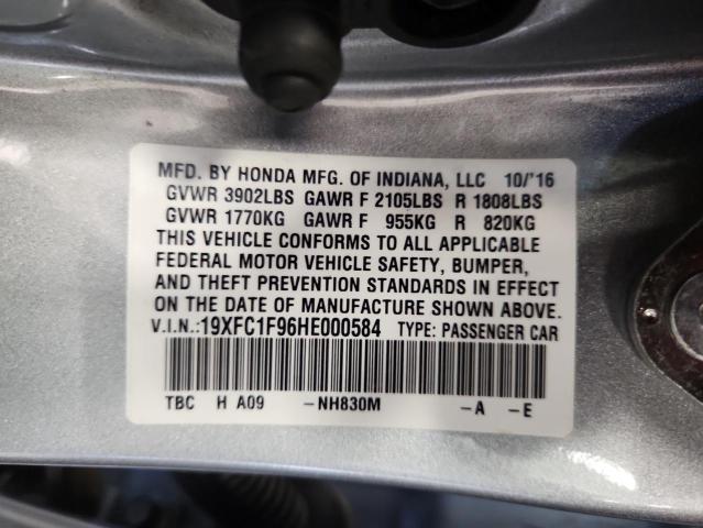 2017 HONDA CIVIC TOUR 19XFC1F96HE000584