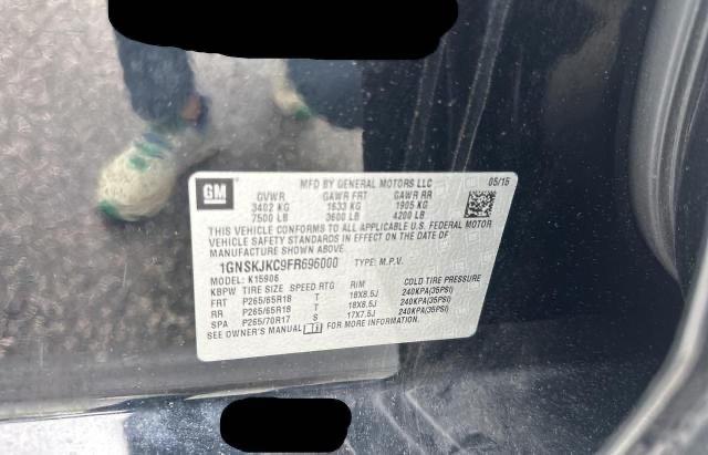 2015 CHEVROLET SUBURBAN K 1GNSKJKC9FR696000