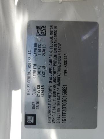2016 CHEVROLET CAMARO SS - 1G1FF3D76G0166821