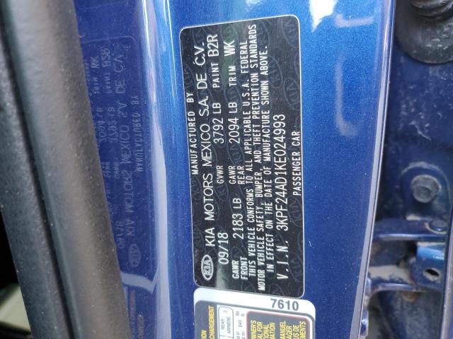 2019 KIA FORTE FE - 3KPF24AD1KE024993