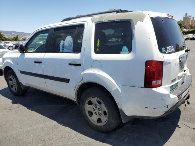 HONDA PILOT LX 2014 white 4dr spor gas 5FNYF3H27EB019551 photo #3