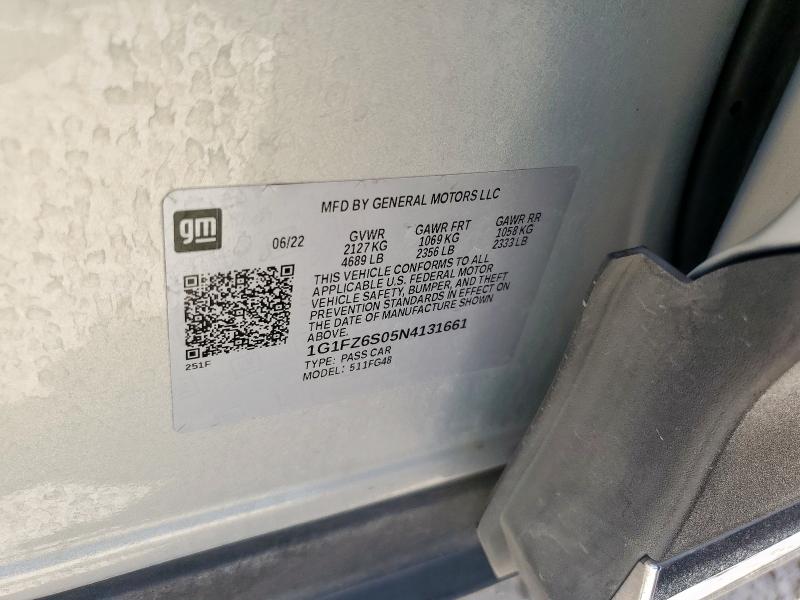2022 CHEVROLET BOLT EUV P 1G1FZ6S05N4131661