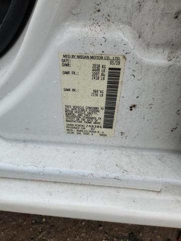 2019 NISSAN ALTIMA SR - 1N4BL4CW5KC248386