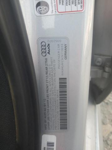 2012 AUDI A6 PRESTIG - WAUHGAFC5CN113033