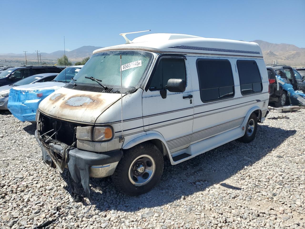 Lot #3256753131 1996 DODGE RAM VAN B2