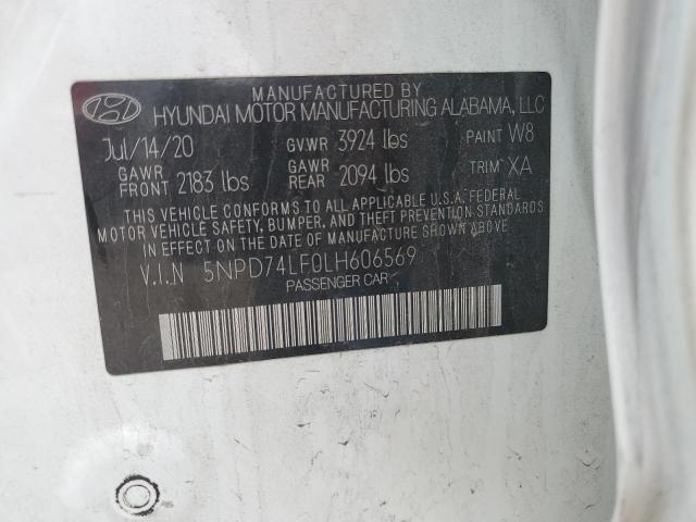 2020 HYUNDAI ELANTRA SE - 5NPD74LF0LH606569