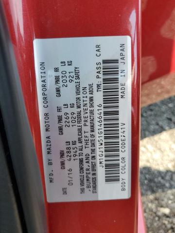 2016 MAZDA 6 GRAND TO JM1GJ1W51G1466416