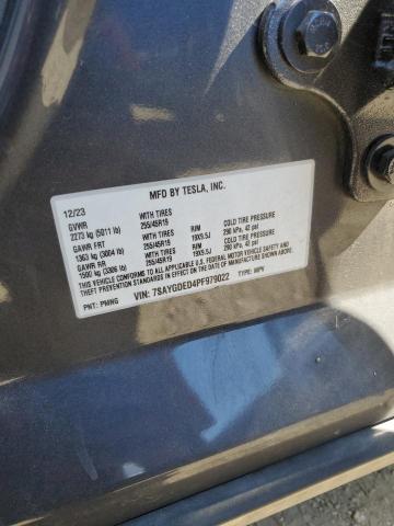2023 TESLA MODEL Y 7SAYGDED4PF979022