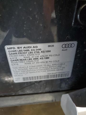2021 AUDI Q5 PREMIUM WA1BAAFY5M2007720