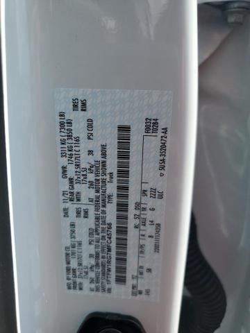 2021 FORD F150 RAPTOR 1FTFW1RG7MFC45766