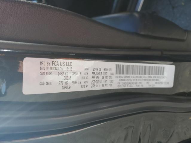 2016 DODGE DURANGO LI 1C4RDHDG4GC481400