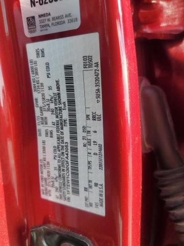 2016 FORD F150 SUPER - 1FTEW1CG0GFA43053