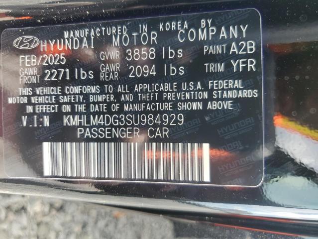 2025 HYUNDAI ELANTRA SE KMHLM4DG3SU984929
