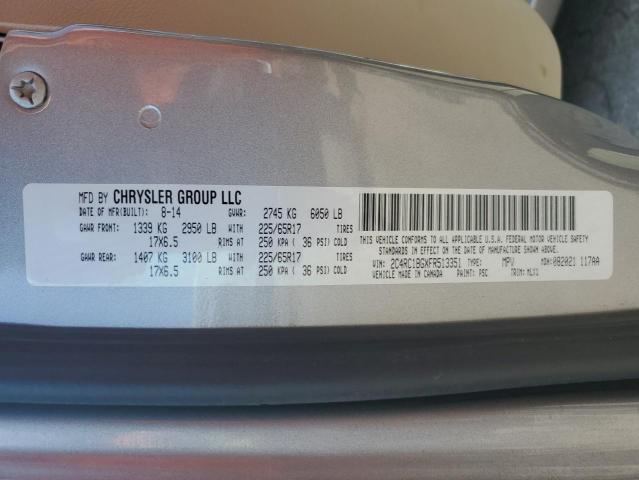 2015 CHRYSLER TOWN & COU - 2C4RC1BGXFR513351