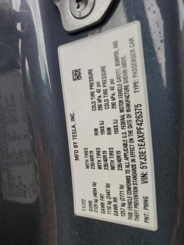 2023 TESLA MODEL 3 5YJ3E1EAXPF426375