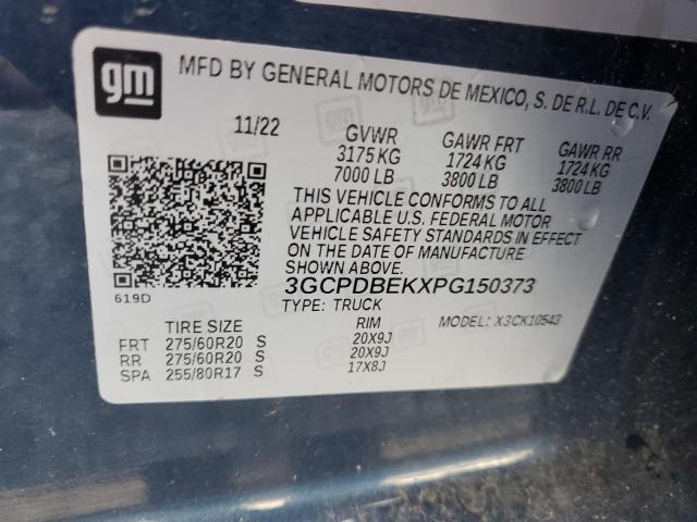 2023 CHEVROLET SILVERADO - 3GCPDBEKXPG150373