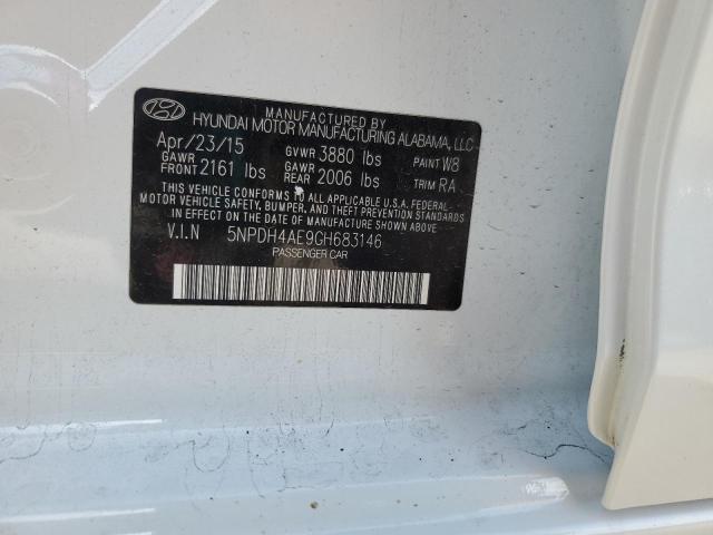 2016 HYUNDAI ELANTRA SE 5NPDH4AE9GH683146