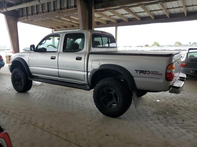 TOYOTA TACOMA DOU 2003 silver  gas 5TEGN92N43Z215107 photo #3