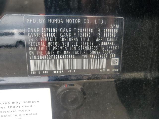 2020 ACURA RLX SPORT JH4KC2F92LC000598