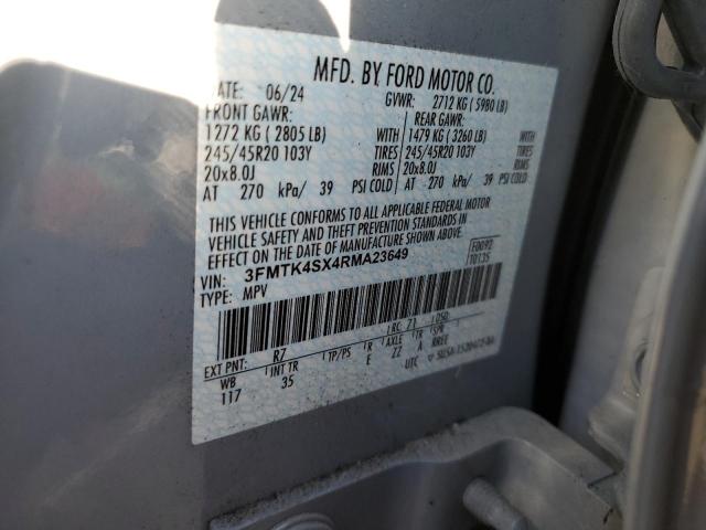 2024 FORD MUSTANG MA 3FMTK4SX4RMA23649