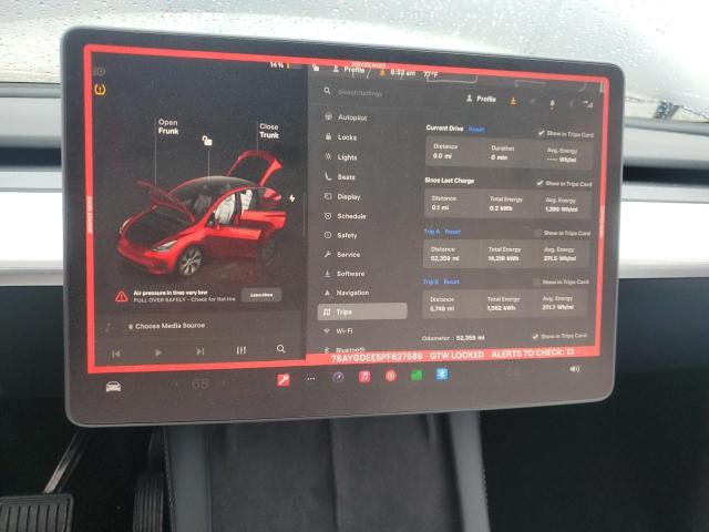 2023 TESLA MODEL Y 7SAYGDEE5PF627589