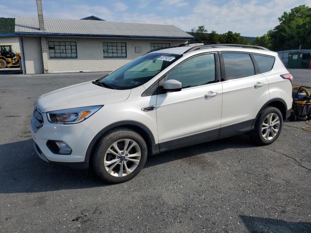 FORD ESCAPE SE 2018 white  gas 1FMCU9GD5JUC68434 photo #1