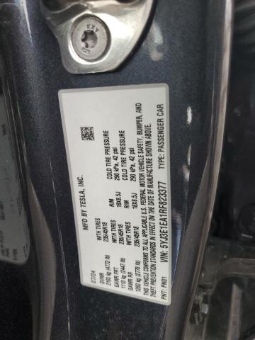 2024 TESLA MODEL 3 5YJ3E1EA1RF823377
