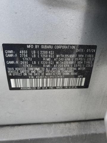 2024 SUBARU OUTBACK PR 4S4BTACC9R3234561