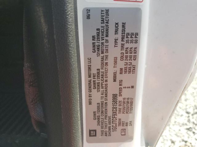 2012 CHEVROLET COLORADO L - 1GCJTCF9XC8158998
