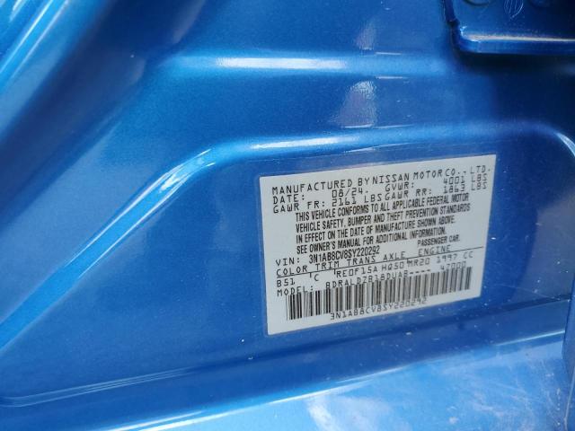 2025 NISSAN SENTRA SV 3N1AB8CV8SY220292