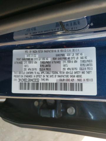 2022 MAZDA CX-30 PREM 3MVDMBDL9NM403032
