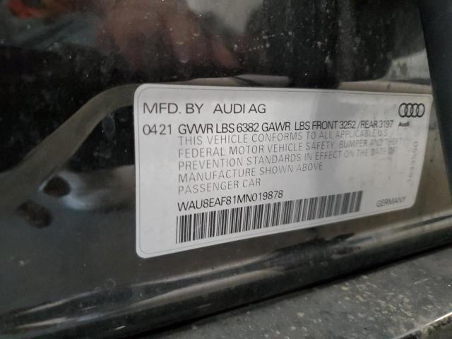 2021 AUDI A8 L WAU8EAF81MN019878