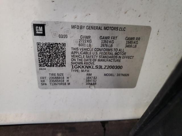 2020 GMC ACADIA SLE 1GKKNKLS3LZ200300