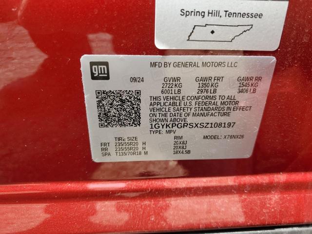 2025 CADILLAC XT6 SPORT 1GYKPGRSXSZ108197
