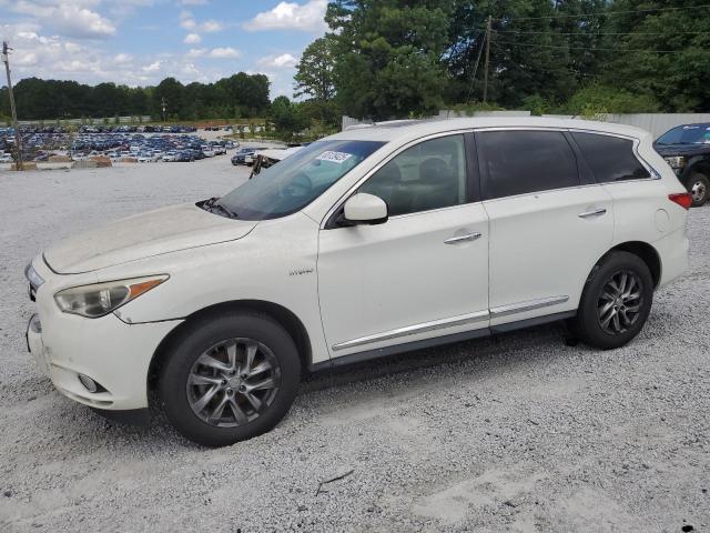 INFINITI QX60 HYBRI 2014 white  hybrid engine 5N1CL0MN7EC532258 photo #1