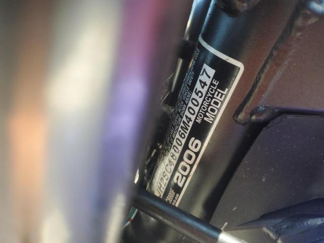 2006 HONDA CB900 F JH2SC48006M400547