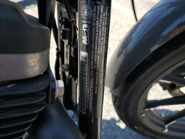 2022 HARLEY-DAVIDSON XL883 N 1HD4LE222NB404626
