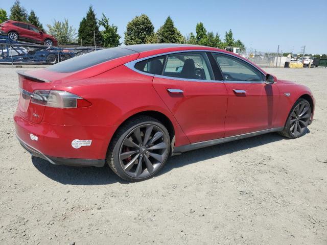 TESLA MODEL S 2014 red hatchbac electric 5YJSA1H17EFP29100 photo #4