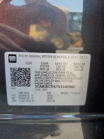 2022 CHEVROLET BLAZER 2LT 3GNKBCR47NS145960