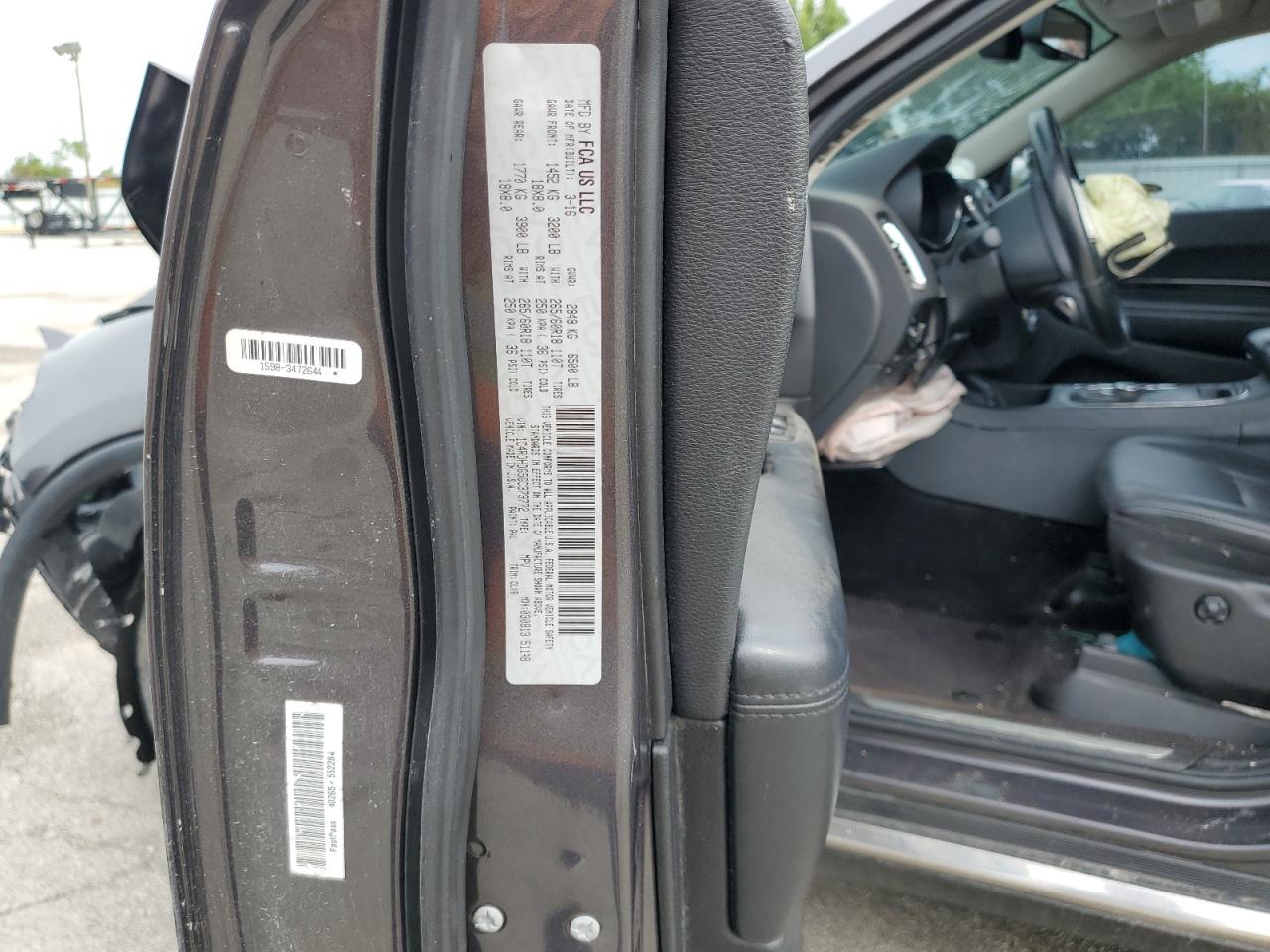 Lot #3308841794 2016 DODGE DURANGO LI