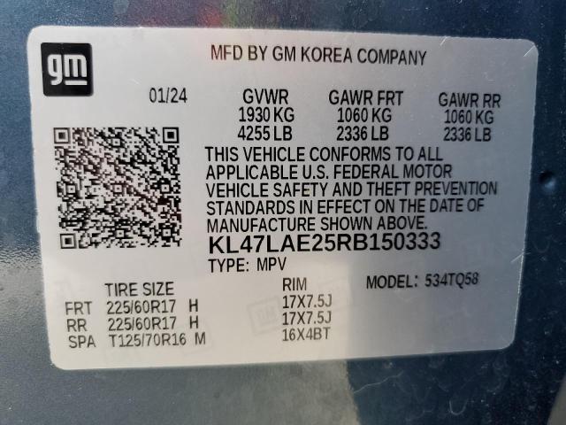 2024 BUICK ENVISTA PR KL47LAE25RB150333